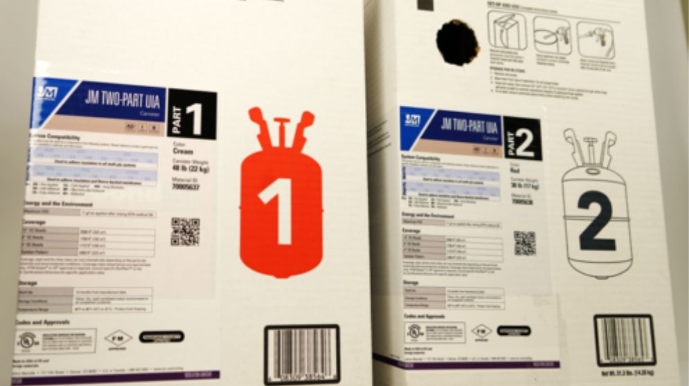 TwoPart Urethane Insulation Adhesive Offering Expansion Johns Manville